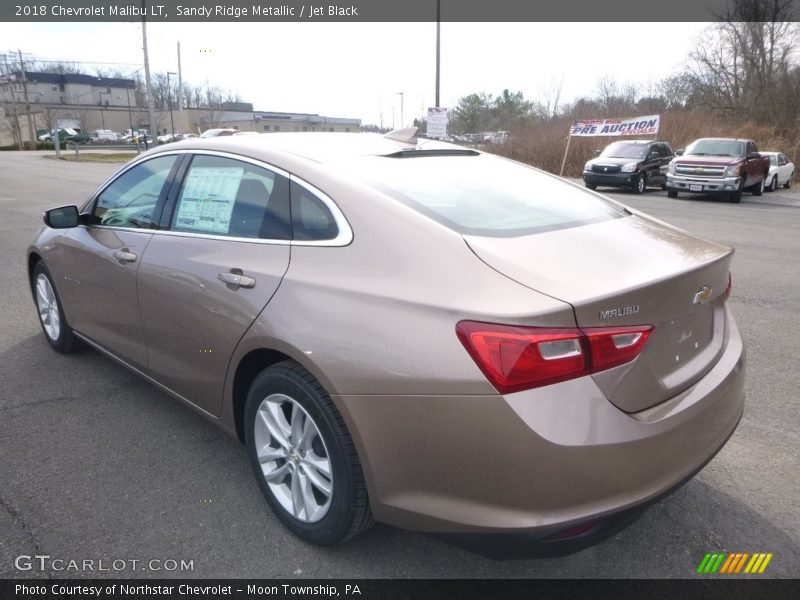 Sandy Ridge Metallic / Jet Black 2018 Chevrolet Malibu LT