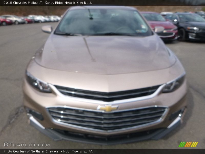 Sandy Ridge Metallic / Jet Black 2018 Chevrolet Malibu LT