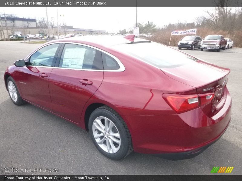 Cajun Red Tintcoat / Jet Black 2018 Chevrolet Malibu LT