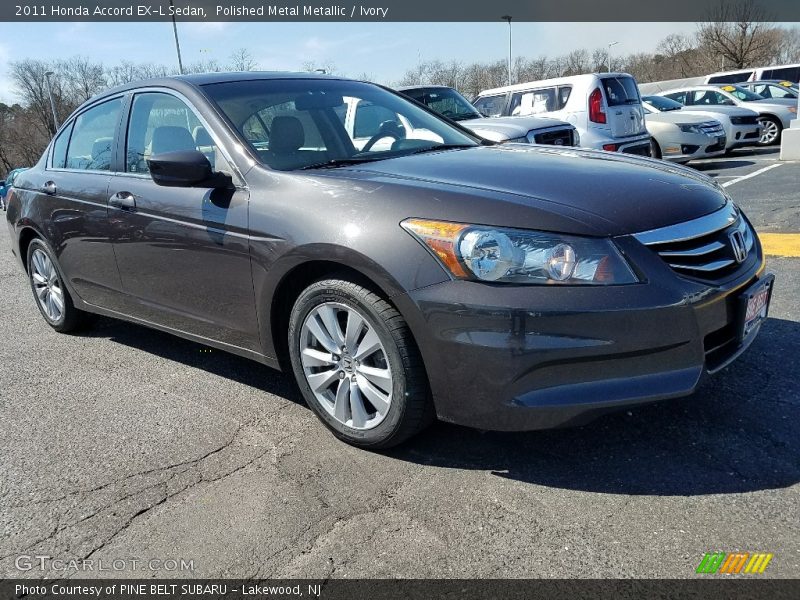 Polished Metal Metallic / Ivory 2011 Honda Accord EX-L Sedan
