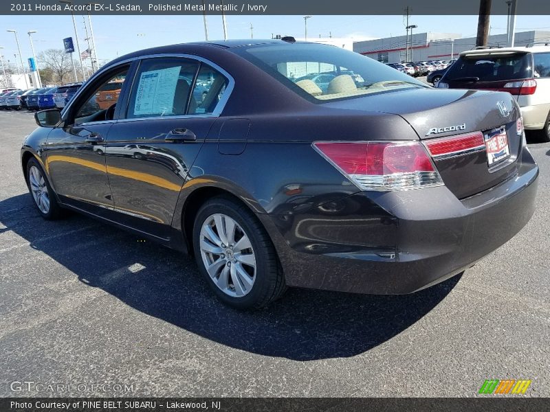 Polished Metal Metallic / Ivory 2011 Honda Accord EX-L Sedan