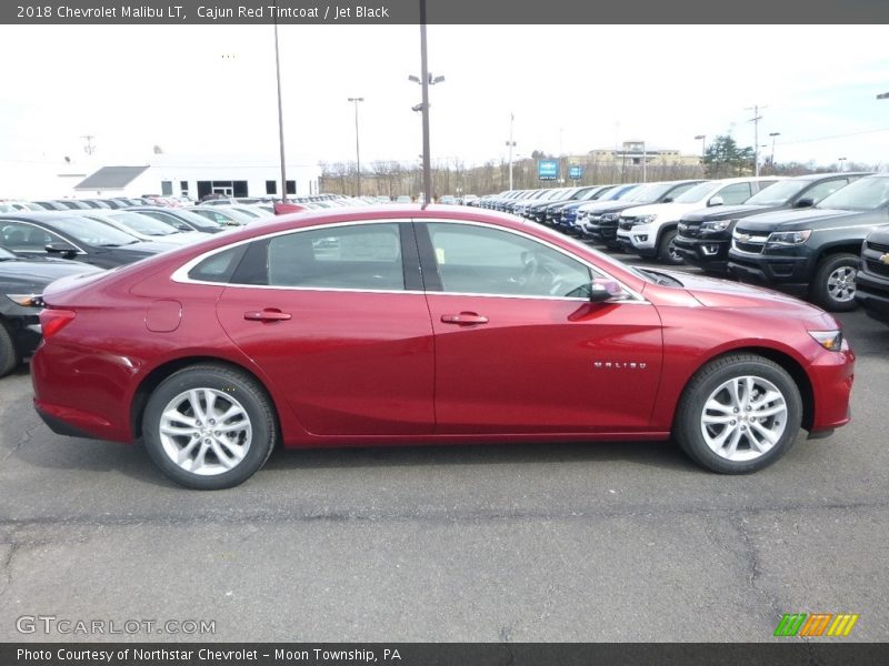 Cajun Red Tintcoat / Jet Black 2018 Chevrolet Malibu LT