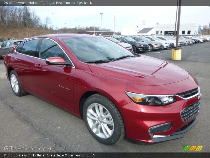 Cajun Red Tintcoat / Jet Black 2018 Chevrolet Malibu LT