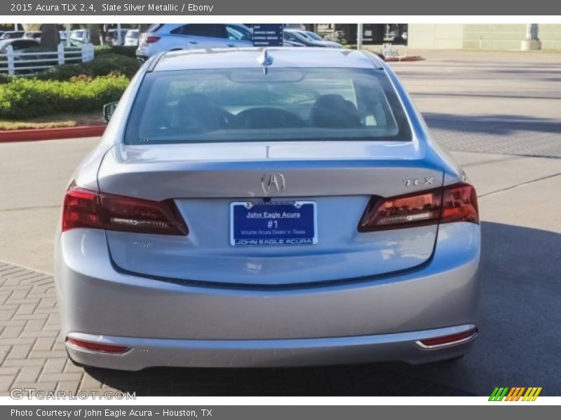 Slate Silver Metallic / Ebony 2015 Acura TLX 2.4