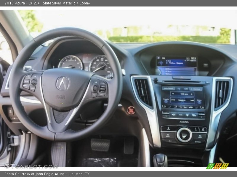 Slate Silver Metallic / Ebony 2015 Acura TLX 2.4