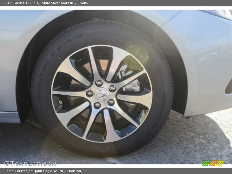 Slate Silver Metallic / Ebony 2015 Acura TLX 2.4