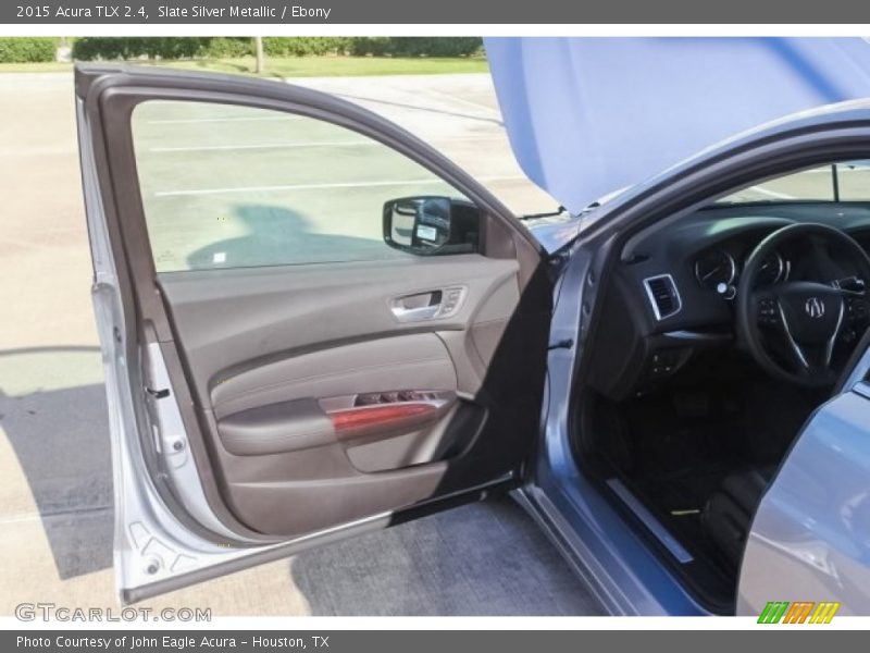 Slate Silver Metallic / Ebony 2015 Acura TLX 2.4