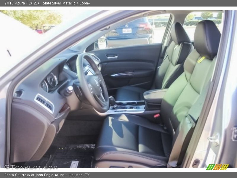 Slate Silver Metallic / Ebony 2015 Acura TLX 2.4