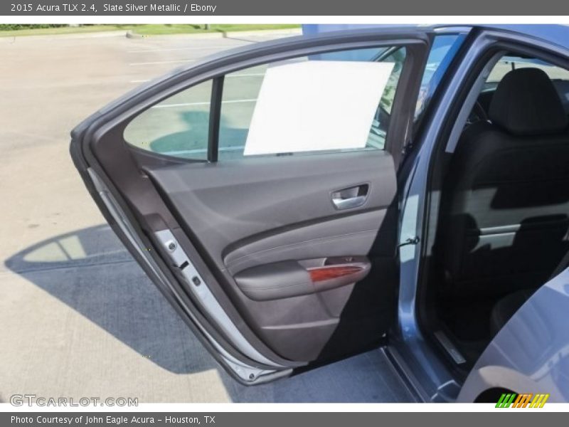 Slate Silver Metallic / Ebony 2015 Acura TLX 2.4