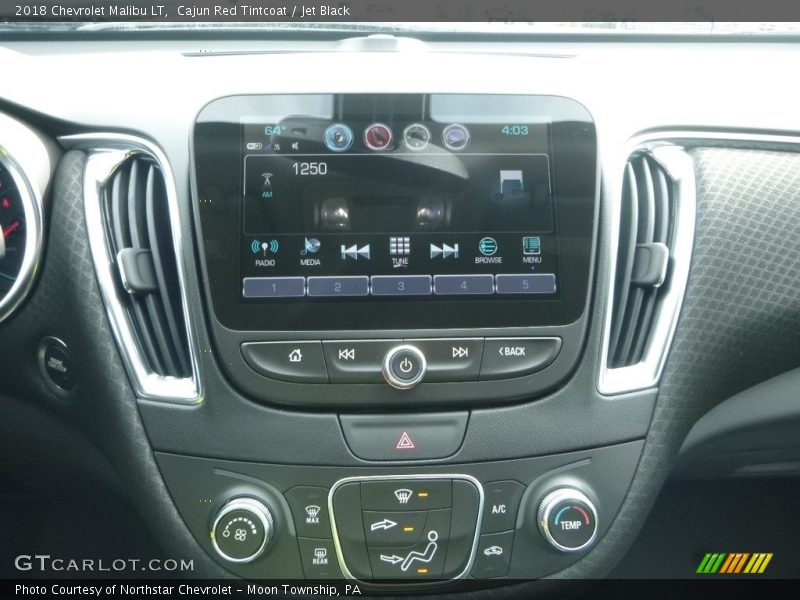 Cajun Red Tintcoat / Jet Black 2018 Chevrolet Malibu LT