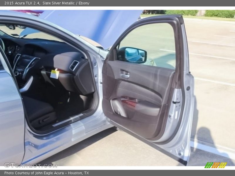 Slate Silver Metallic / Ebony 2015 Acura TLX 2.4