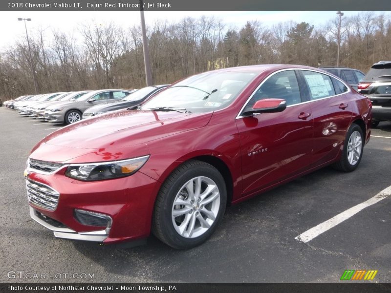 Cajun Red Tintcoat / Jet Black 2018 Chevrolet Malibu LT