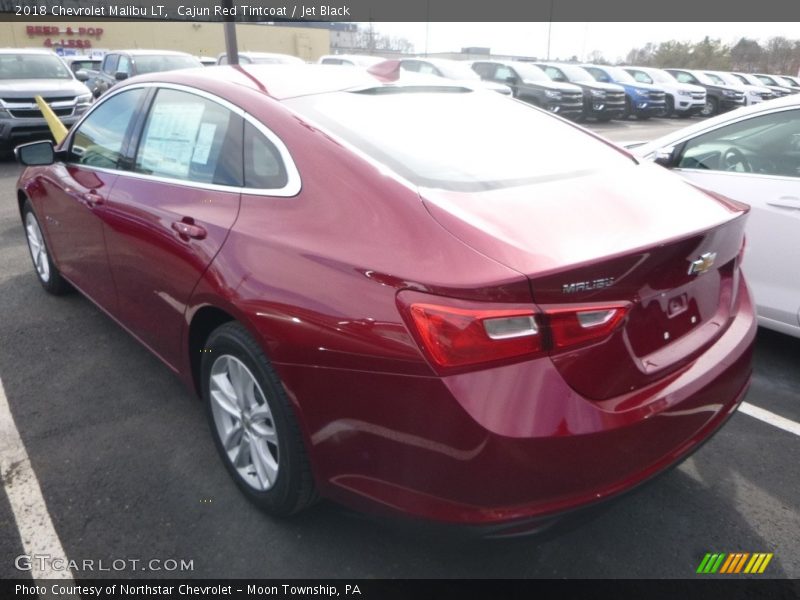 Cajun Red Tintcoat / Jet Black 2018 Chevrolet Malibu LT