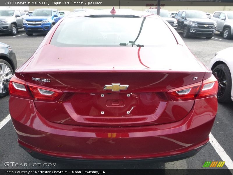 Cajun Red Tintcoat / Jet Black 2018 Chevrolet Malibu LT
