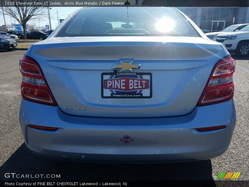 Arctic Blue Metallic / Dark Pewter 2018 Chevrolet Sonic LT Sedan