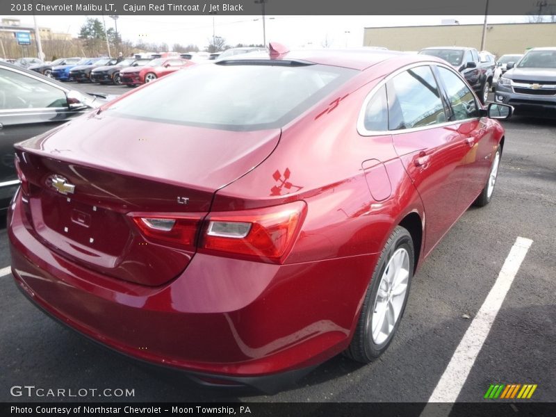 Cajun Red Tintcoat / Jet Black 2018 Chevrolet Malibu LT