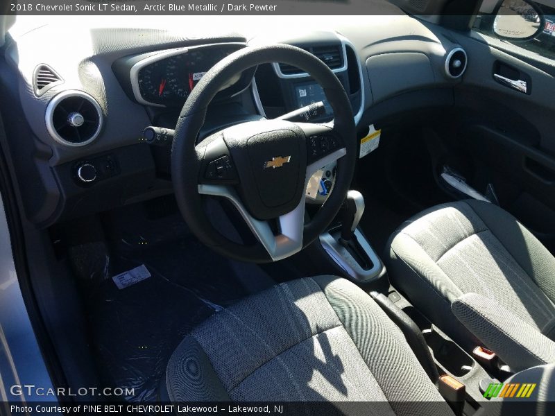 Arctic Blue Metallic / Dark Pewter 2018 Chevrolet Sonic LT Sedan