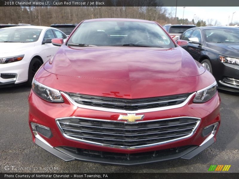 Cajun Red Tintcoat / Jet Black 2018 Chevrolet Malibu LT