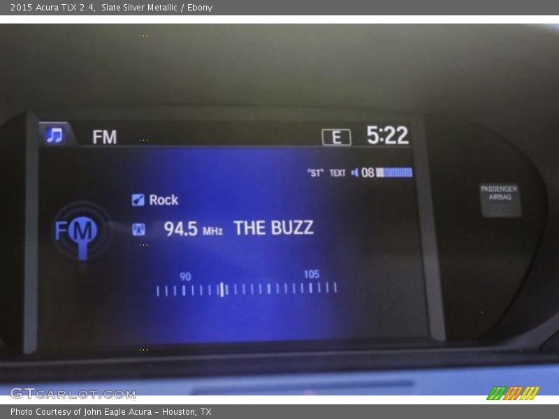 Slate Silver Metallic / Ebony 2015 Acura TLX 2.4