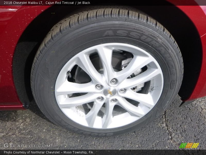Cajun Red Tintcoat / Jet Black 2018 Chevrolet Malibu LT