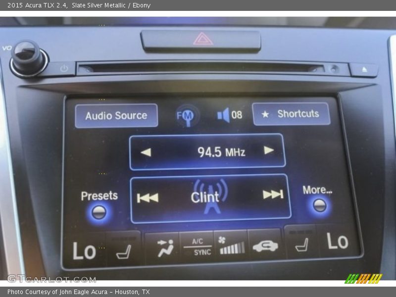 Slate Silver Metallic / Ebony 2015 Acura TLX 2.4