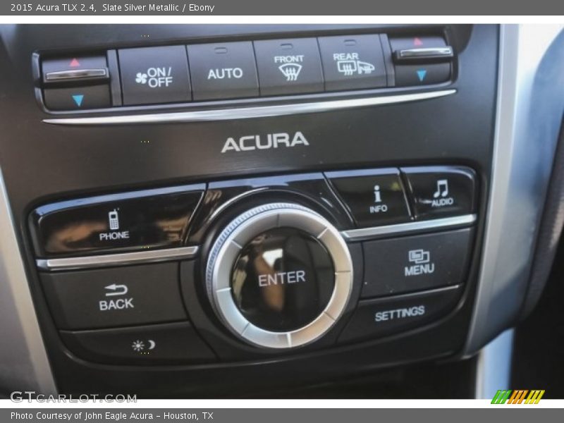 Slate Silver Metallic / Ebony 2015 Acura TLX 2.4