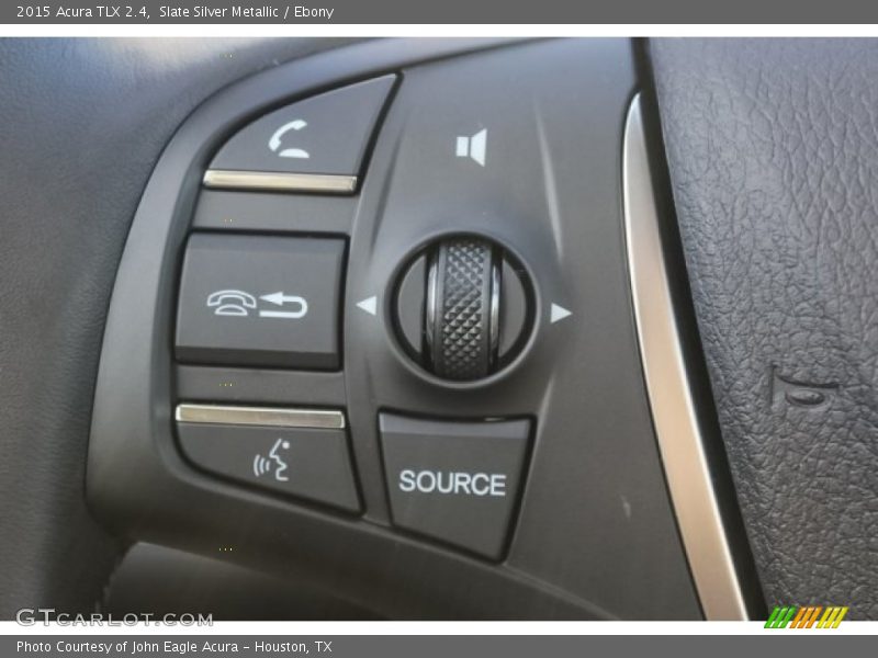 Slate Silver Metallic / Ebony 2015 Acura TLX 2.4