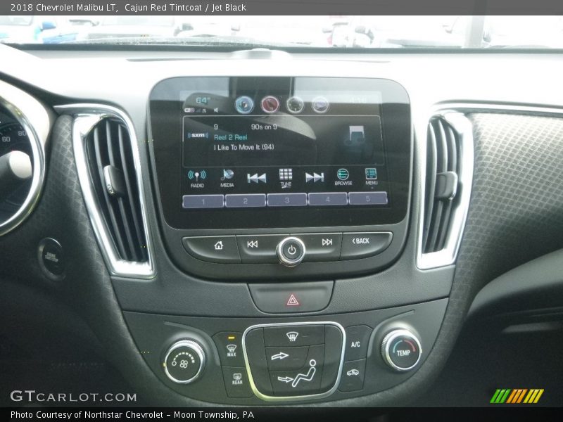 Cajun Red Tintcoat / Jet Black 2018 Chevrolet Malibu LT