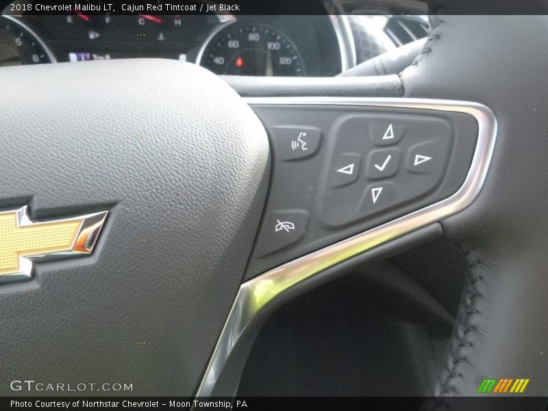 Cajun Red Tintcoat / Jet Black 2018 Chevrolet Malibu LT