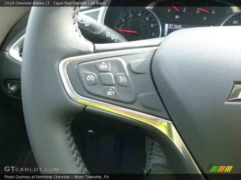 Cajun Red Tintcoat / Jet Black 2018 Chevrolet Malibu LT