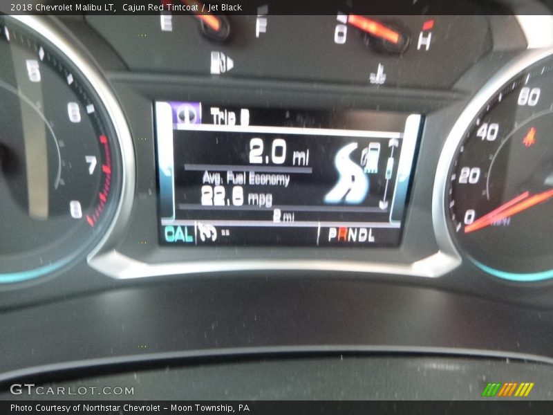 Cajun Red Tintcoat / Jet Black 2018 Chevrolet Malibu LT