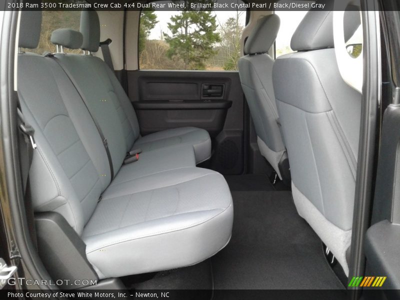 Brilliant Black Crystal Pearl / Black/Diesel Gray 2018 Ram 3500 Tradesman Crew Cab 4x4 Dual Rear Wheel