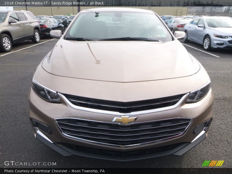 Sandy Ridge Metallic / Jet Black 2018 Chevrolet Malibu LT