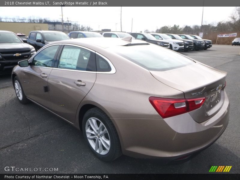 Sandy Ridge Metallic / Jet Black 2018 Chevrolet Malibu LT