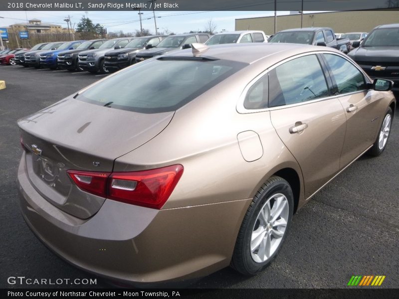 Sandy Ridge Metallic / Jet Black 2018 Chevrolet Malibu LT