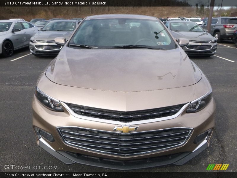 Sandy Ridge Metallic / Jet Black 2018 Chevrolet Malibu LT