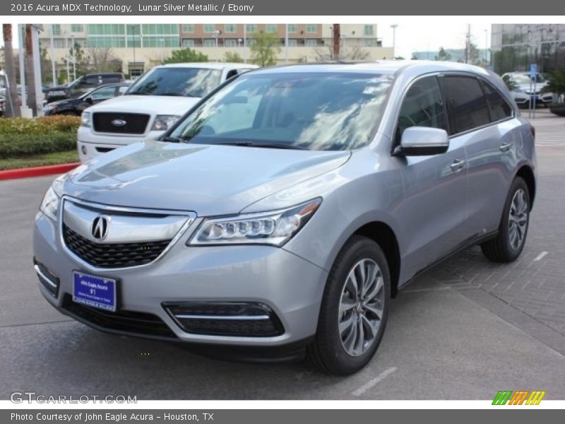 Lunar Silver Metallic / Ebony 2016 Acura MDX Technology