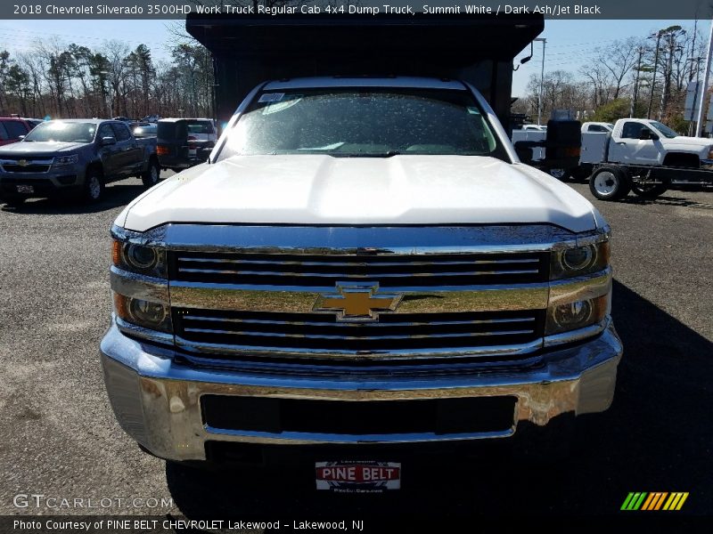 Summit White / Dark Ash/Jet Black 2018 Chevrolet Silverado 3500HD Work Truck Regular Cab 4x4 Dump Truck