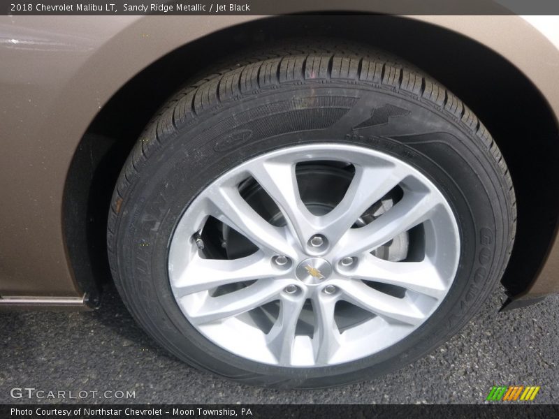 Sandy Ridge Metallic / Jet Black 2018 Chevrolet Malibu LT