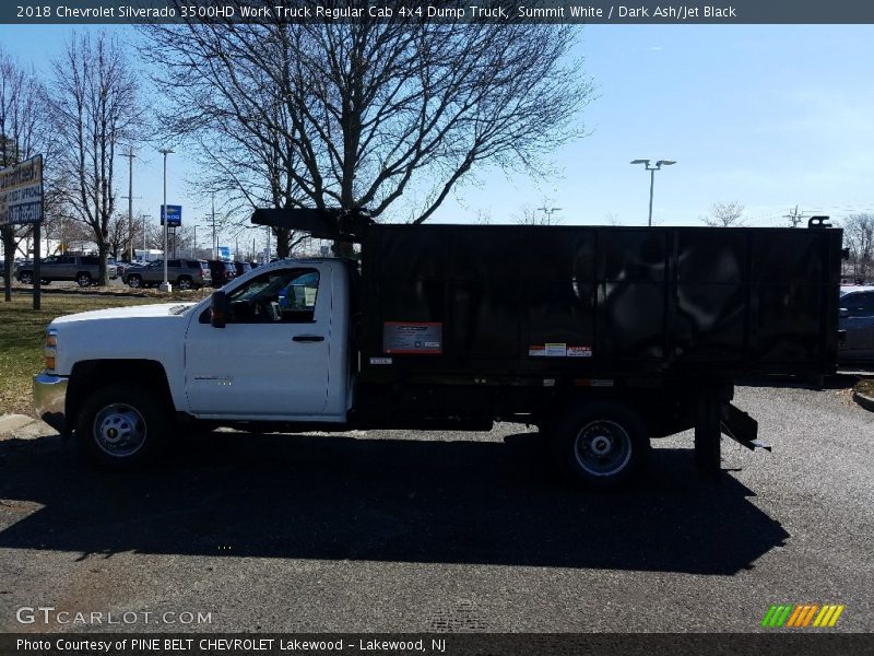 Summit White / Dark Ash/Jet Black 2018 Chevrolet Silverado 3500HD Work Truck Regular Cab 4x4 Dump Truck