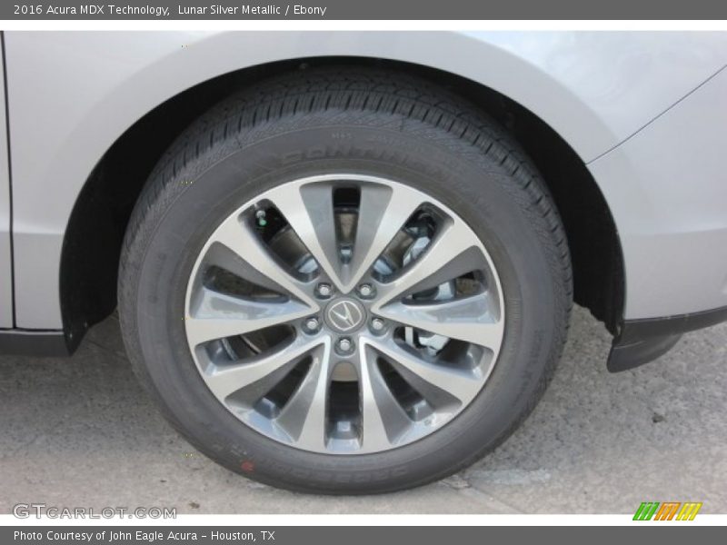 Lunar Silver Metallic / Ebony 2016 Acura MDX Technology