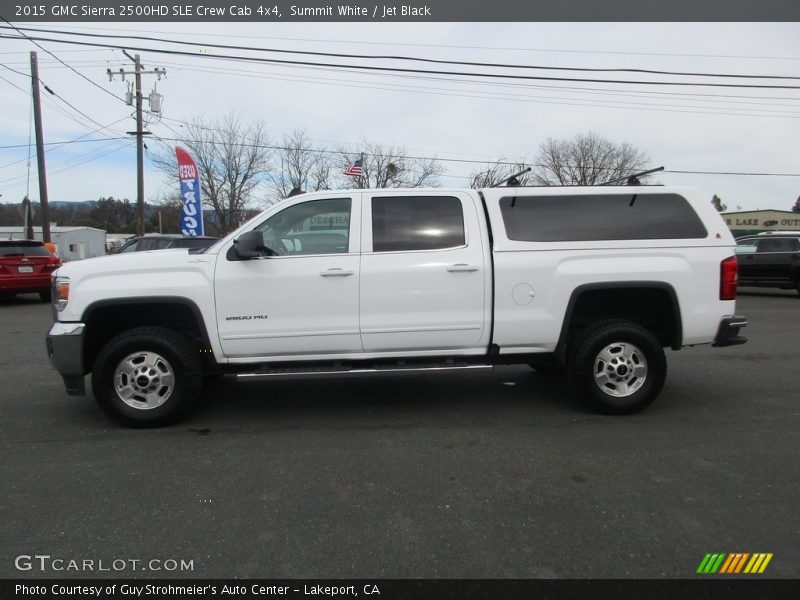 Summit White / Jet Black 2015 GMC Sierra 2500HD SLE Crew Cab 4x4