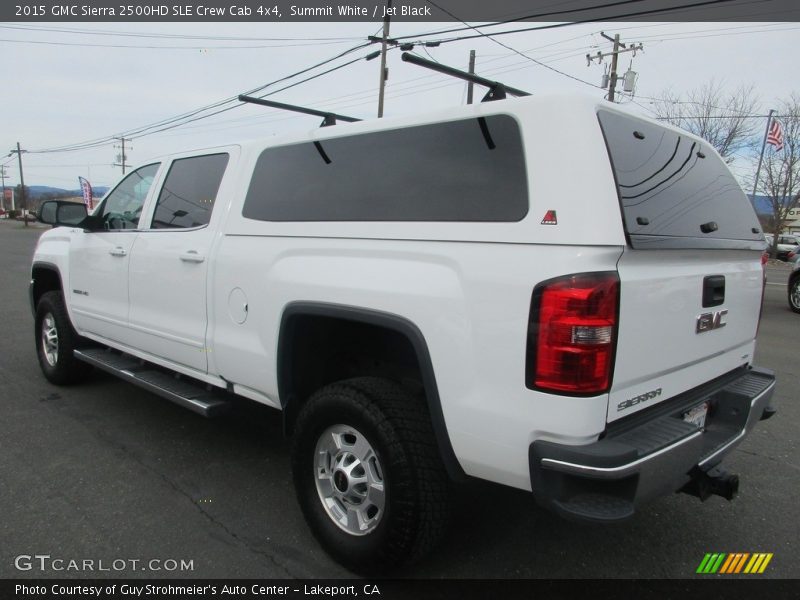 Summit White / Jet Black 2015 GMC Sierra 2500HD SLE Crew Cab 4x4