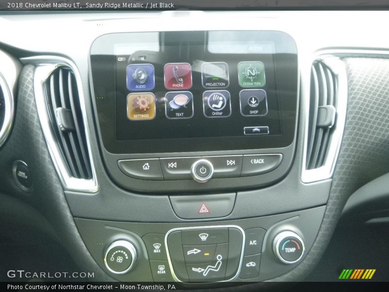 Sandy Ridge Metallic / Jet Black 2018 Chevrolet Malibu LT
