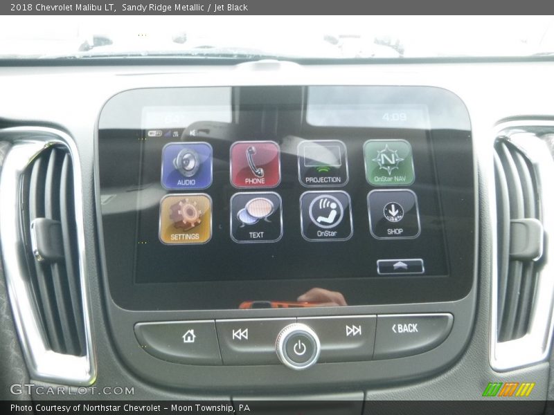 Sandy Ridge Metallic / Jet Black 2018 Chevrolet Malibu LT