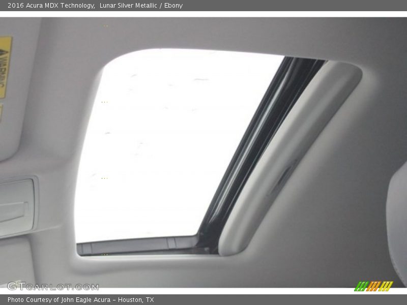 Lunar Silver Metallic / Ebony 2016 Acura MDX Technology