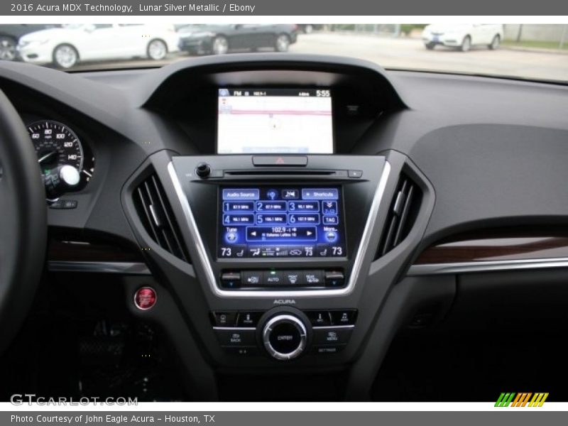 Lunar Silver Metallic / Ebony 2016 Acura MDX Technology