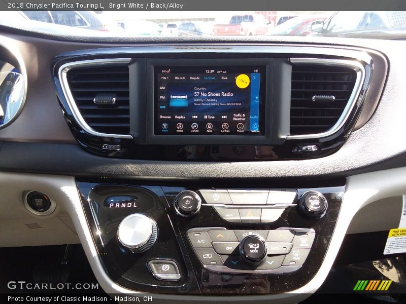 Bright White / Black/Alloy 2018 Chrysler Pacifica Touring L