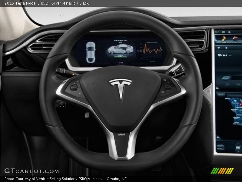  2015 Model S 85D Steering Wheel