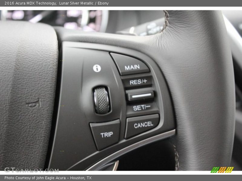 Lunar Silver Metallic / Ebony 2016 Acura MDX Technology